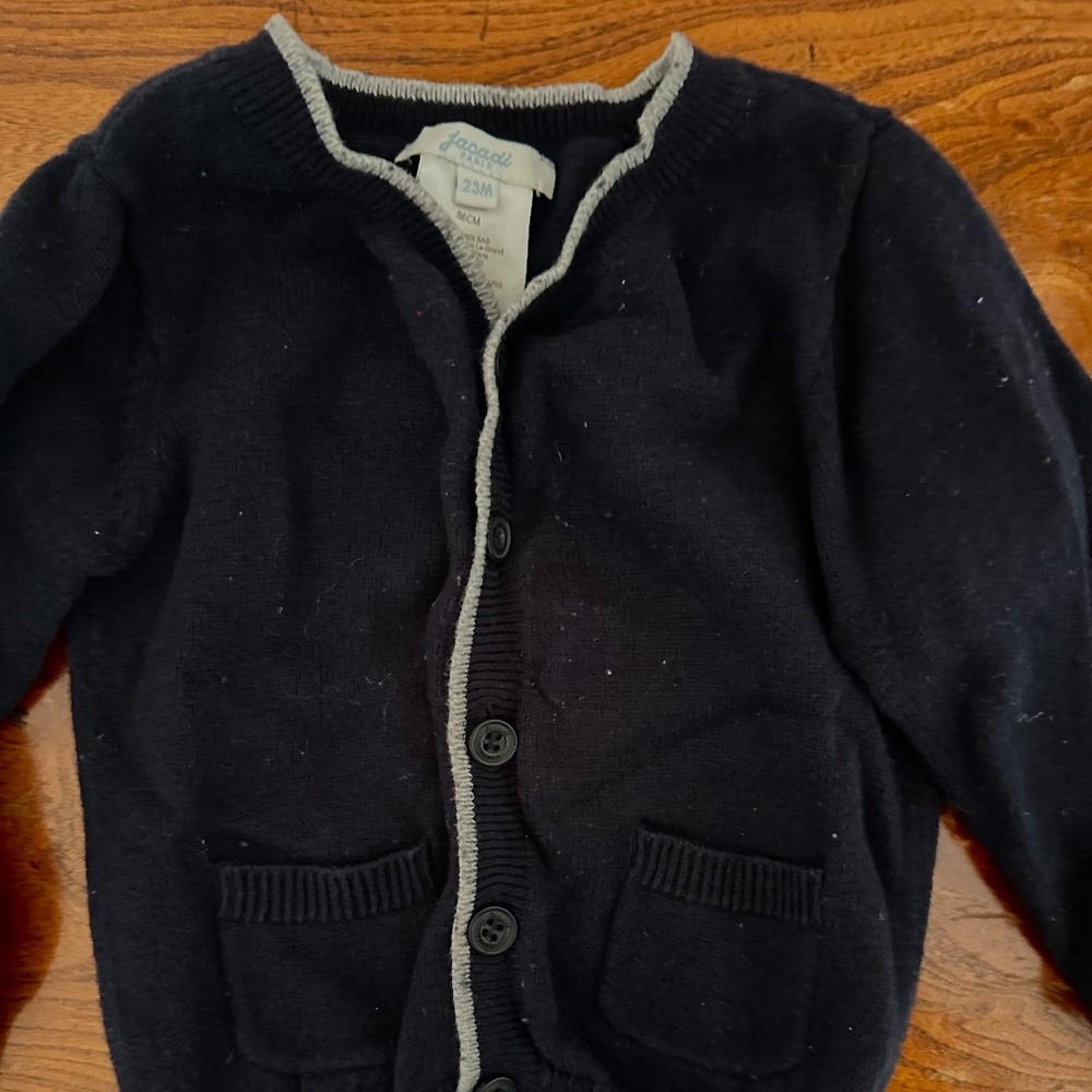 Jacadi baby cardigan